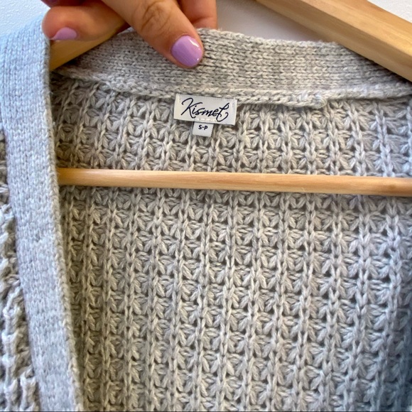 Grey Knit Cardigan - Picture 4 of 4